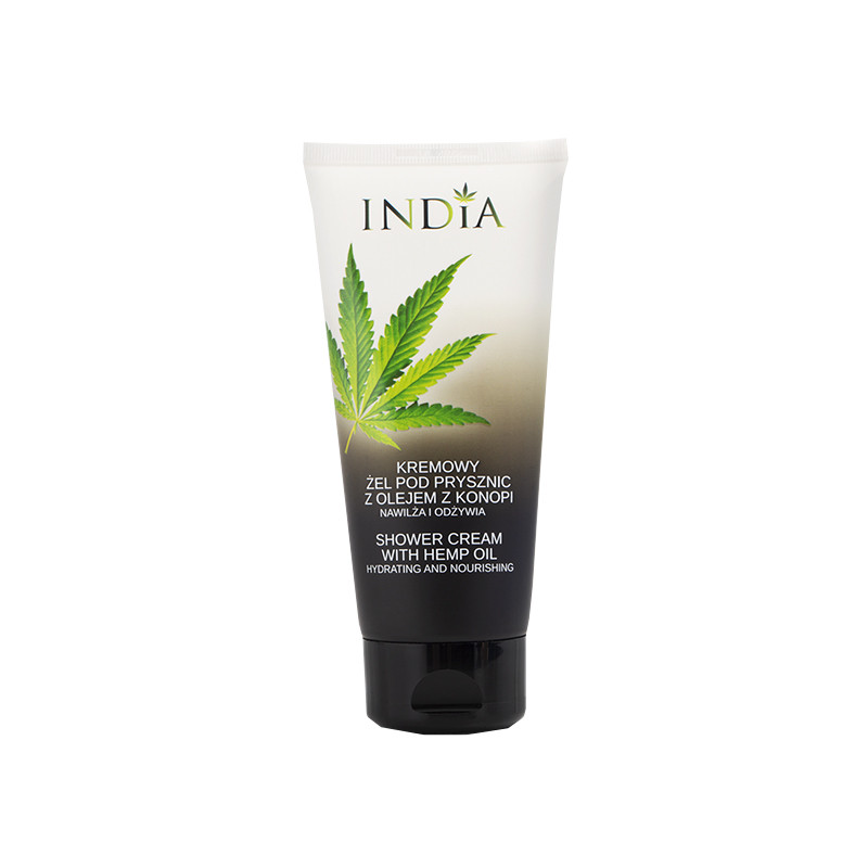 INDIA ŻEL POD PRYSZNIC Z OLEJEM KONOPII 200ml INDIA ŻEL POD PRYSZNIC Z OLEJEM KONOPII 200ml