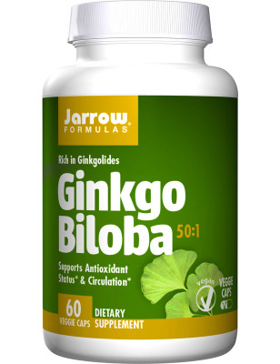 JARROW FORMULAS GINKGO BILOBA 50:1 - 60 kaps