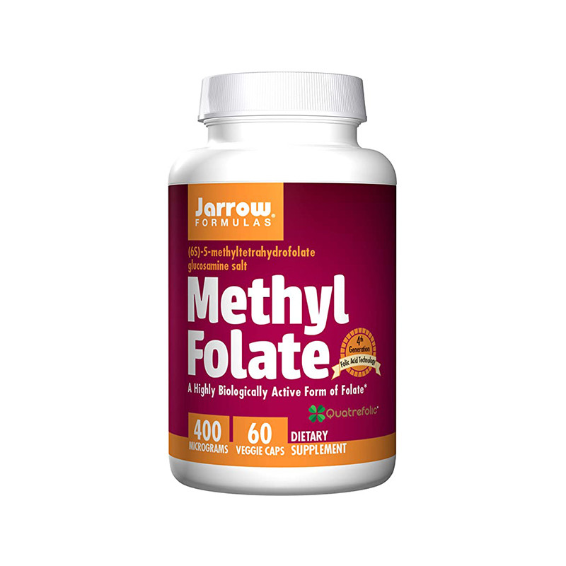 JARROW FORMULAS METHYL FOLATE 400mcg - 60kaps JARROW FORMULAS METHYL FOLATE 400mcg - 60kaps