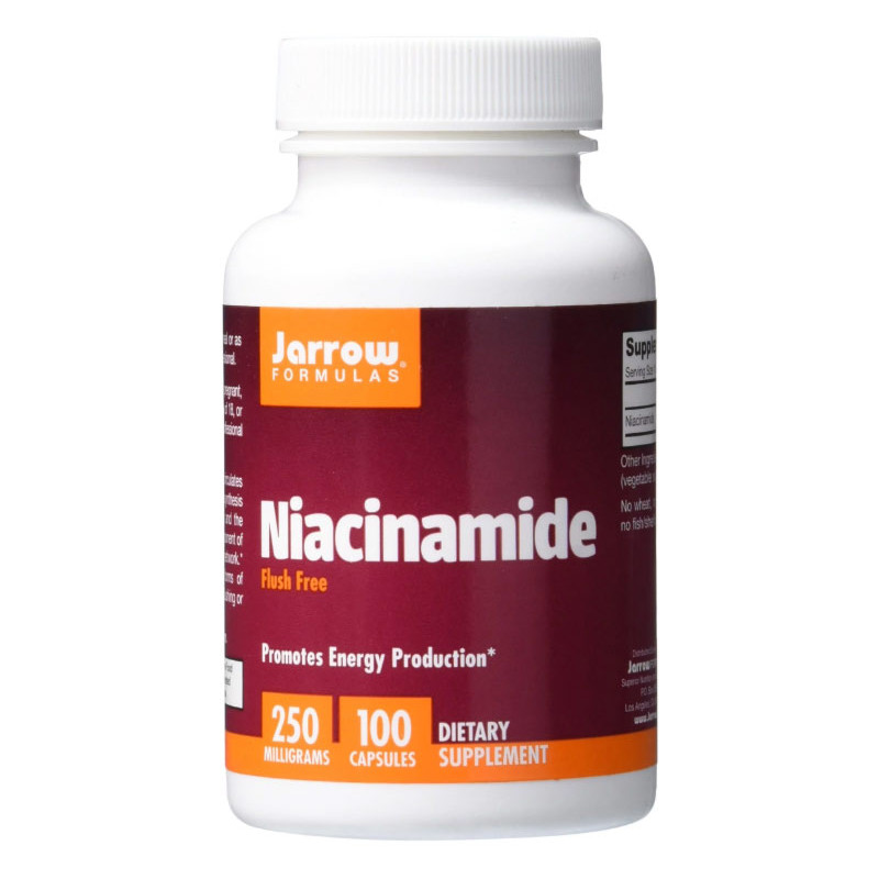 JARROW FORMULAS NIACINAMIDE 250mg - 100 kaps JARROW FORMULAS NIACINAMIDE 250mg - 100 kaps