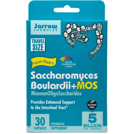 JARROW FORMULAS SACCHAROMYCES BOULARDII+MOS -30kap