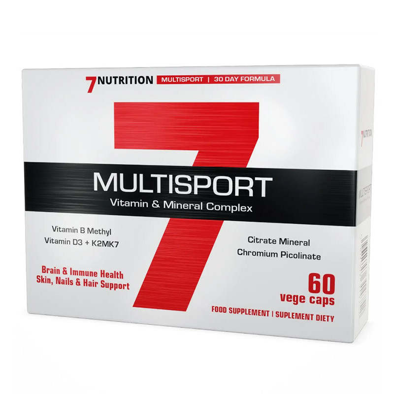 7 NUTRITION MULTISPORT VITAMIN & MINERAL 60kaps
