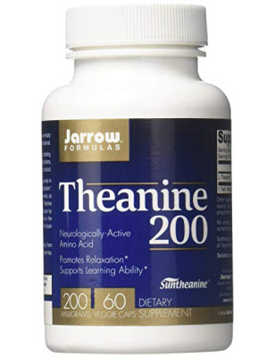 JARROW FORMULAS THEANINE 200mg - 60 kaps