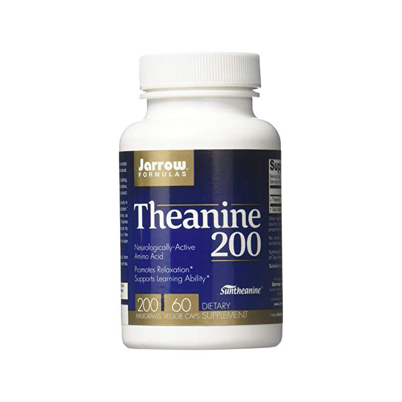 JARROW FORMULAS THEANINE 200mg - 60 kaps JARROW FORMULAS THEANINE 200mg - 60 kaps