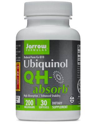 JARROW FORMULAS UBIQUINOL QH-Absorb 200mg-30 softg
