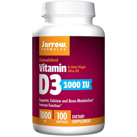 JARROW FORMULAS VITAMIN D3 1000IU - 100softgel