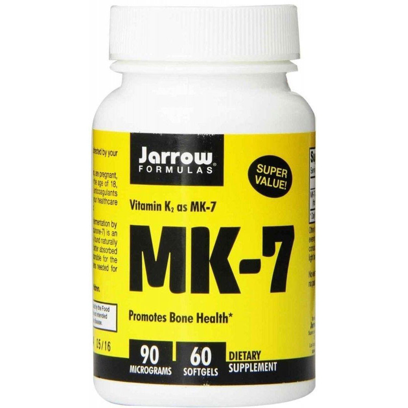 JARROW FORMULAS VITAMIN K2 MK-7 90mcg - 60 softgel JARROW FORMULAS VITAMIN K2 MK-7 90mcg - 60 softgel