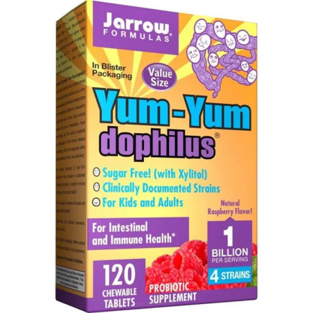 JARROW FORMULAS YUM-YUM DOPHILUS 1 BILLION 120tabl