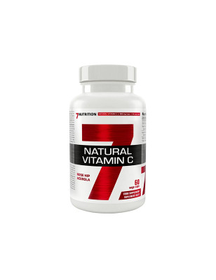 7 NUTRITION NATURAL VITAMIN C 60 kaps vege