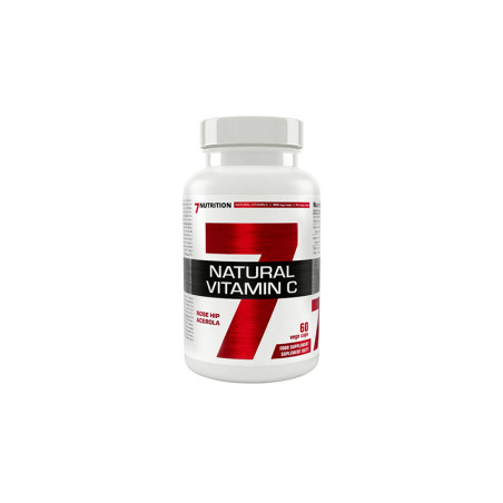7 NUTRITION NATURAL VITAMIN C 60 kaps vege