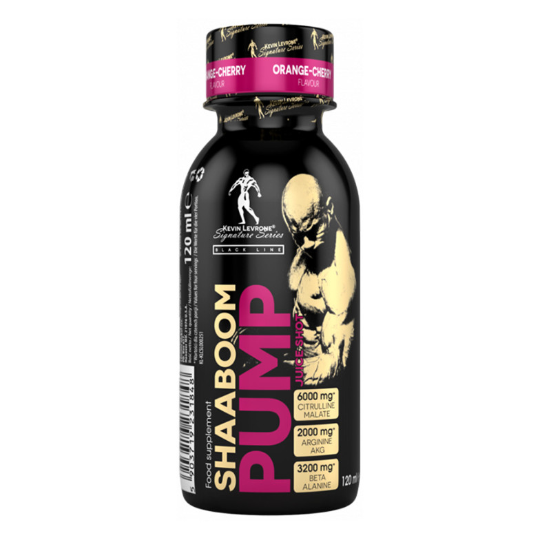 LEVRONE SHAABOOM PUMP JUICE SHOT 120ml orange-cher LEVRONE SHAABOOM PUMP JUICE SHOT 120ml orange-cher