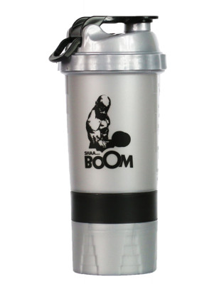 LEVRONE SHAKER 500ml silver/black