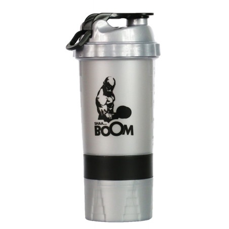 LEVRONE SHAKER 500ml silver/black