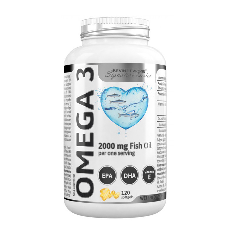 LEVRONE WELLNES SERIES OMEGA 3 - 120kaps LEVRONE WELLNES SERIES OMEGA 3 - 120kaps