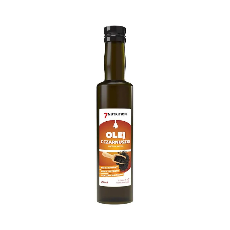 7 NUTRITION OLEJ Z CZARNUSZKI 250ml 7 NUTRITION OLEJ Z CZARNUSZKI 250ml