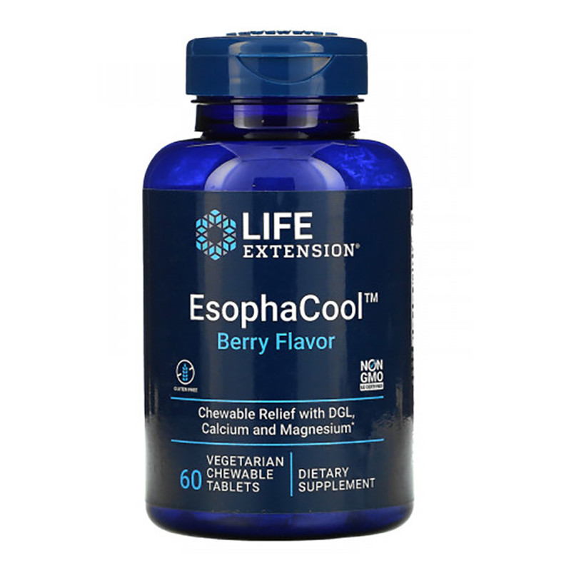 LIFE EXTENSION ESOPHACOOL berry - 60tabl vege LIFE EXTENSION ESOPHACOOL berry - 60tabl vege