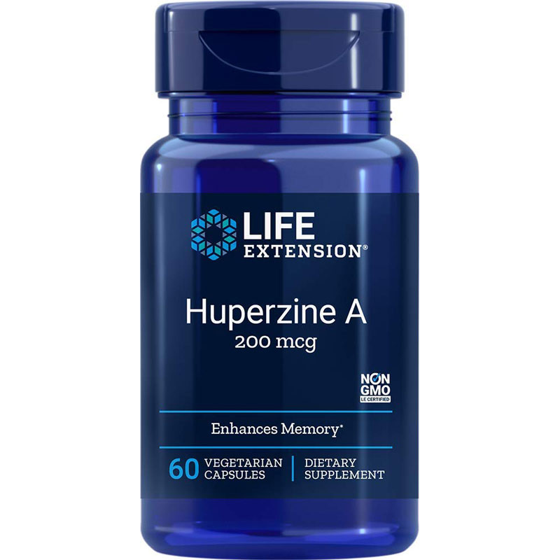 LIFE EXTENSION HUPERZINE A 200mcg - 60 kaps LIFE EXTENSION HUPERZINE A 200mcg - 60 kaps