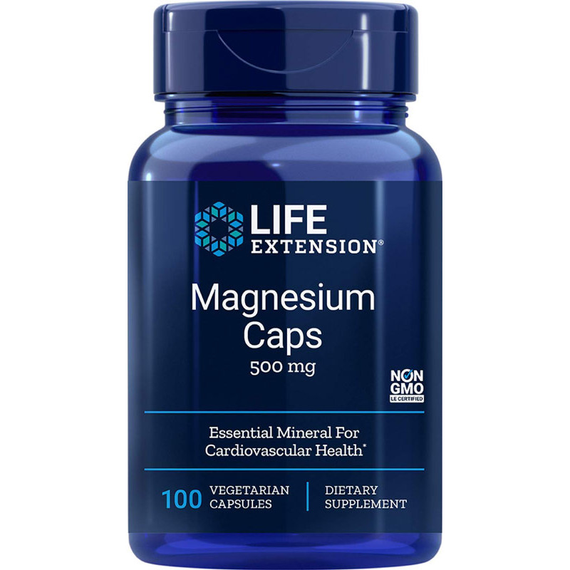LIFE EXTENSION MAGNESIUM CAPS 500mg - 100kaps LIFE EXTENSION MAGNESIUM CAPS 500mg - 100kaps