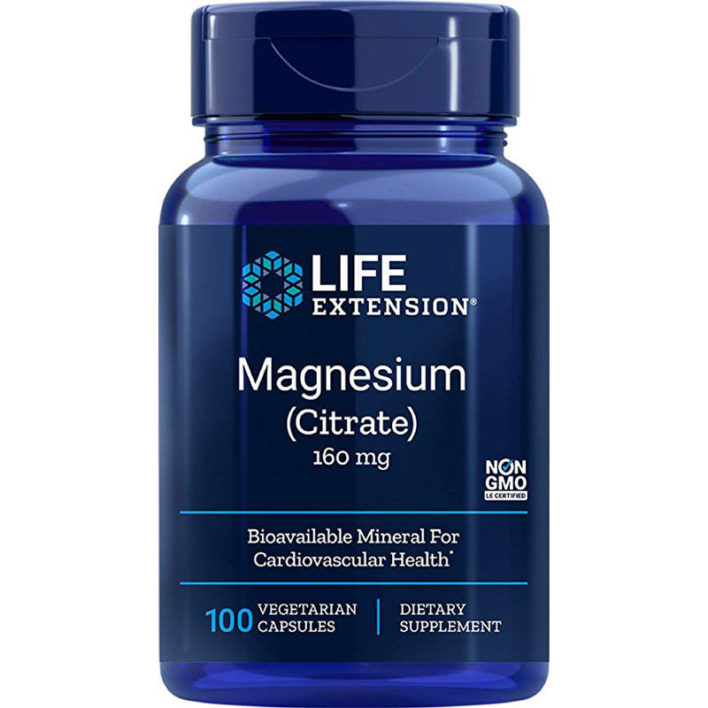 LIFE EXTENSION MAGNESIUM CITRATE 160mg-100 kaps LIFE EXTENSION MAGNESIUM CITRATE 160mg-100 kaps