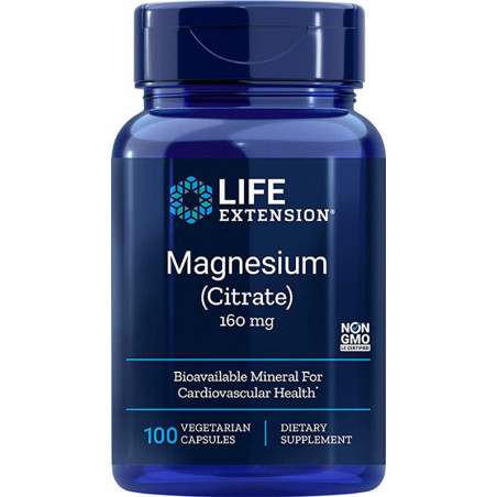 LIFE EXTENSION MAGNESIUM CITRATE 160mg-100 kaps