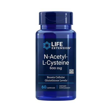 LIFE EXTENSION N-ACETYLO-L-CYSTEINA 60kaps