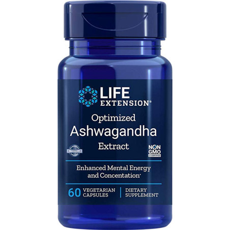 LIFE EXTENSION OPTIMIZED ASHWAGANDHA EXTR. 60 kaps
