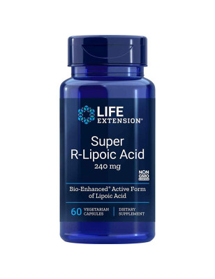LIFE EXTENSION R-LIPOIC ACID R-ALA 60kaps