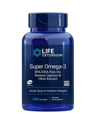 LIFE EXTENSION SUPER OMEGA-3 EPA/DHA 240kaps