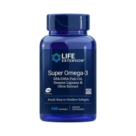 LIFE EXTENSION SUPER OMEGA-3 EPA/DHA 240kaps