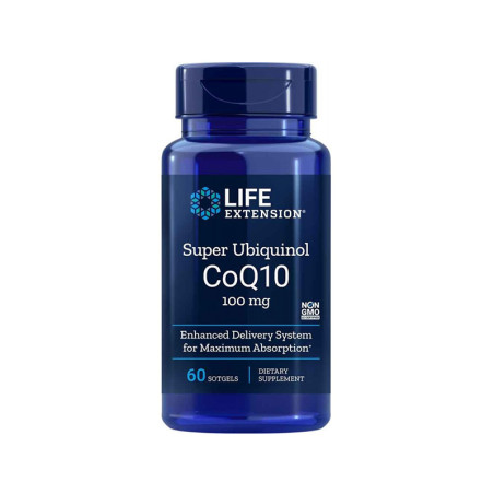 LIFE EXTENSION SUPER UBIQUINOL CoQ10 100mg-60softg
