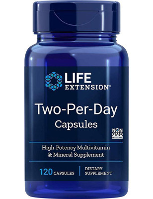 LIFE EXTENSION TWO-PER-DAY 120 kaps