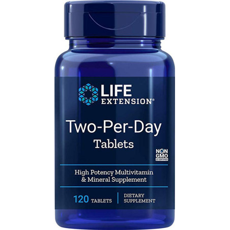 LIFE EXTENSION TWO-PER-DAY 120 tab
