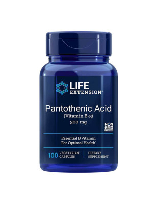 LIFE EXTENSION VITAMIN B5 500mg-100kaps