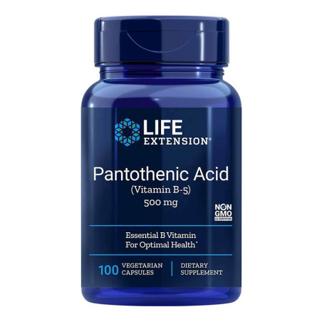 LIFE EXTENSION VITAMIN B5 500mg-100kaps