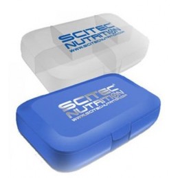 SCITEC PILLBOX Z LOGO BIAŁY