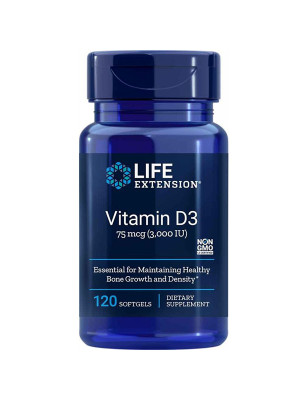 LIFE EXTENSION WITAMINA D3 3000IU -120kaps
