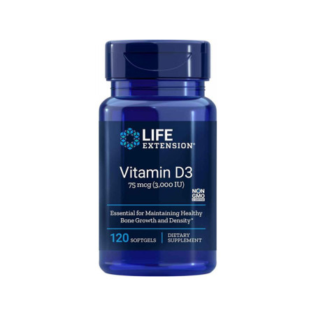 LIFE EXTENSION WITAMINA D3 3000IU -120kaps