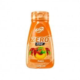 6PAK SYRUP ZERO 500ml Peach