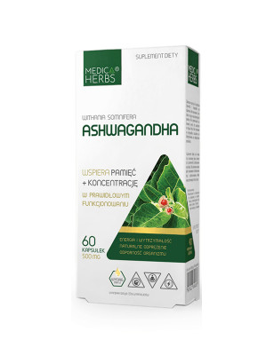 MEDICA HERBS ASHWAGANDHA 60kaps