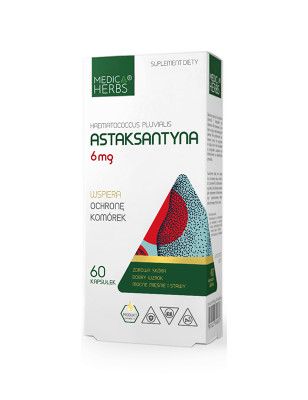 MEDICA HERBS ASTAKSANTYNA 6mg 60 kaps