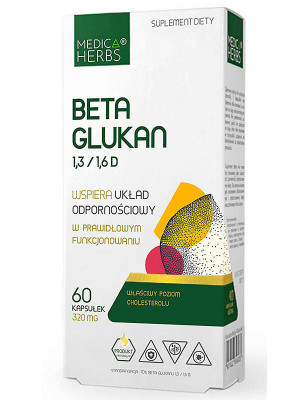 MEDICA HERBS BETA GLUKAN 1,3/1,6D -  60kaps