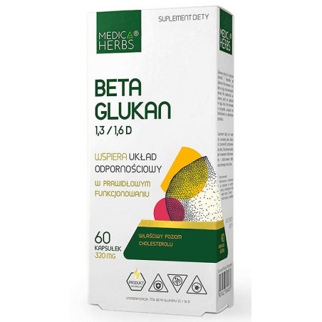 MEDICA HERBS BETA GLUKAN 1,3/1,6D -  60kaps