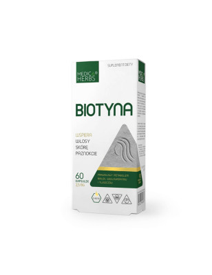 MEDICA HERBS BIOTYNA (D-biotin) - 60 kaps