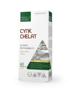 MEDICA HERBS CYNK CHELAT - 60 kaps