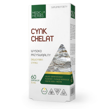 MEDICA HERBS CYNK CHELAT - 60 kaps