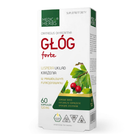 MEDICA HERBS GŁÓG FORTE - 60 kaps