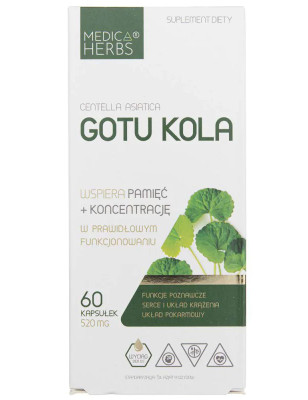 MEDICA HERBS GOTU KOLA 60kaps