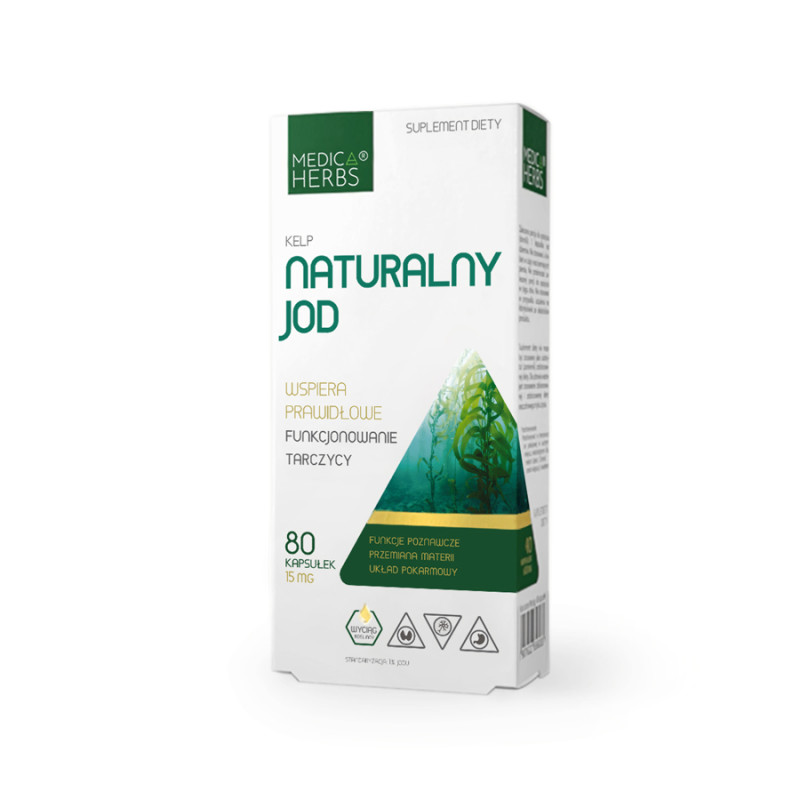 MEDICA HERBS NATURALNY JOD 80 kaps MEDICA HERBS NATURALNY JOD 80 kaps