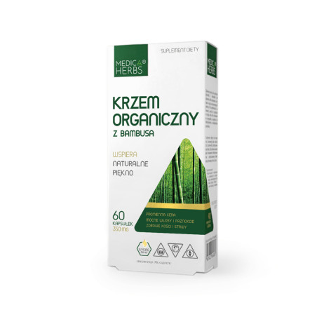MEDICA HERBS KRZEM ORGANICZNY Z BAMBUSA  60 kaps