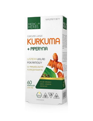 MEDICA HERBS KURKUMA+ PIPERYNA 60 kaps